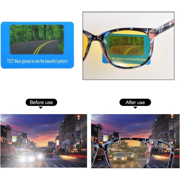 Night Vision Driving Glasses – Polarized Anti-Glare Clear Lenses for Men & Women - Picture 6 of 7